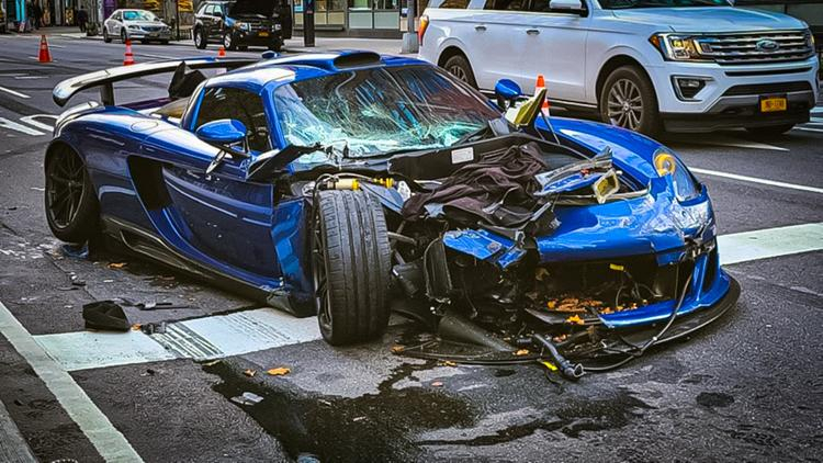 Карантин не помеха: уникальный суперкар разбили на Манхэттене