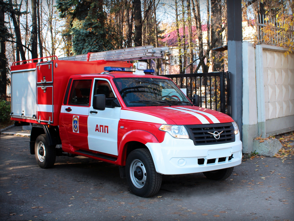 УАЗ занялся выпуском очень маленьких пожарных машин
