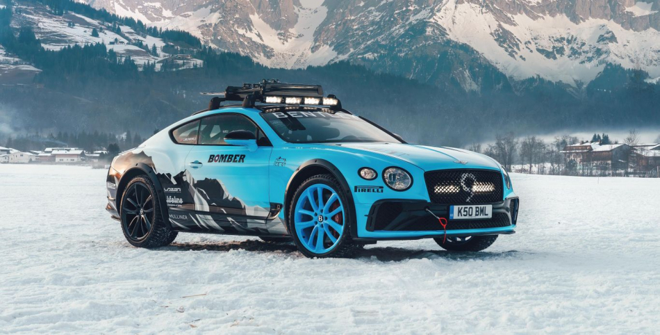 Bentley поставила Continental GT на лыжи 