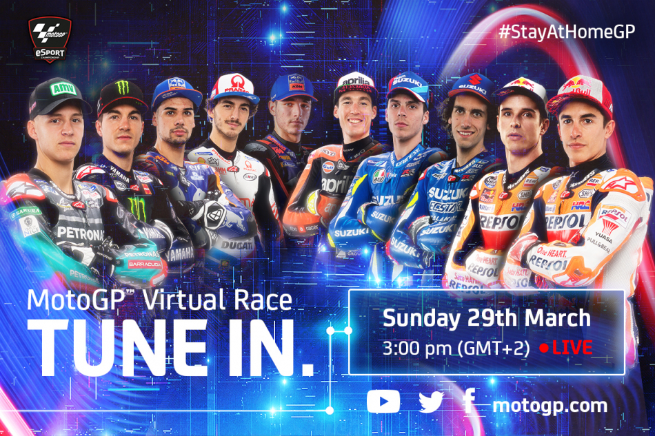 MotoGP заменит реальные гонки виртуальными