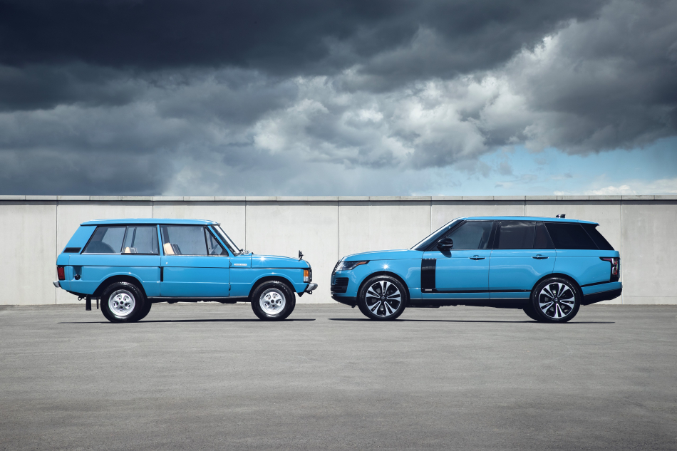 Британская марка анонсировала выпуск Range Rover Fifty в цветах полувековой давности