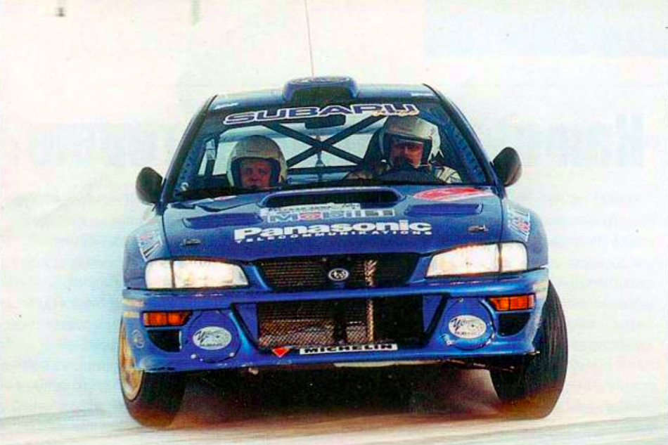 Успенский на Subaru Impreza WRC