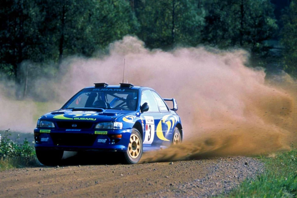 Колин Макрей на Subaru Impreza WRC
