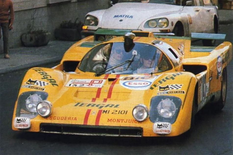 Жан-Клод Гюнар и Жан-Пьер Жабуй на Ferrari 512M
