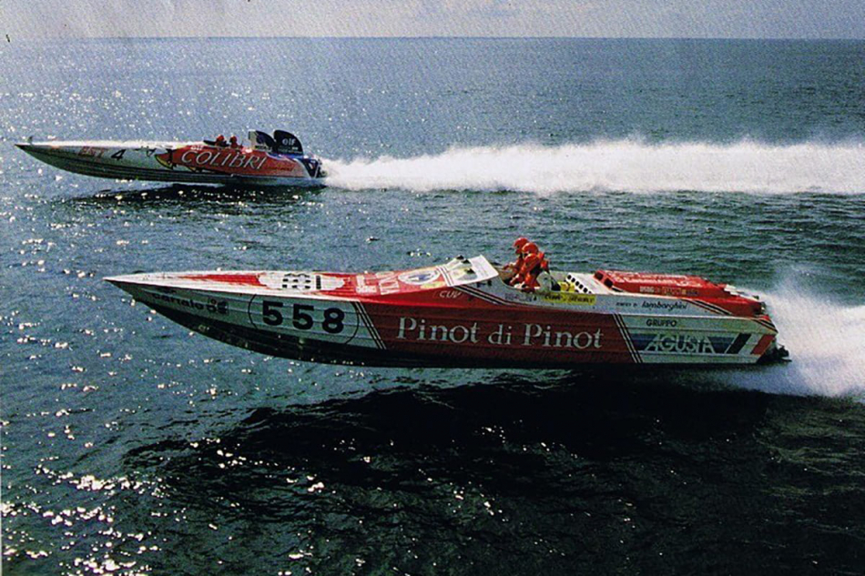 гонка на катерах «Colibri» и «Pinot di Pinot»