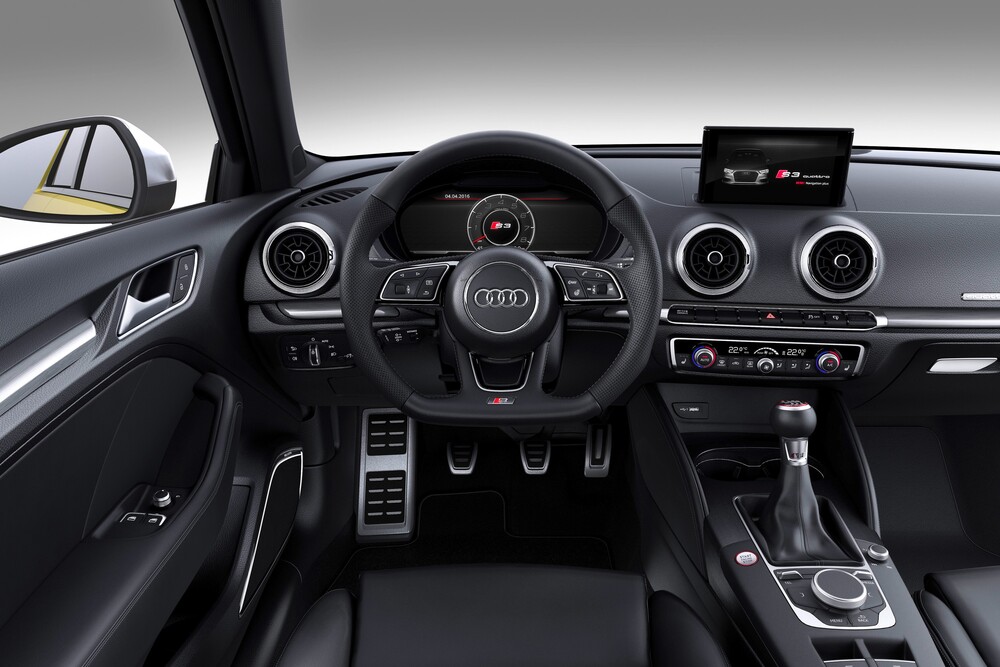 Audi S3 3 поколение 8V [рестайлинг] (2016-2019) хэтчбек 3 дв. интерьер 