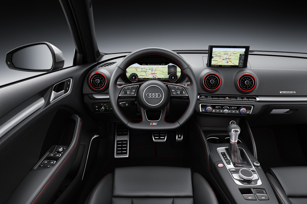 Audi S3 3 поколение 8V [рестайлинг] (2016-2019) хэтчбек 5 дв. интерьер 