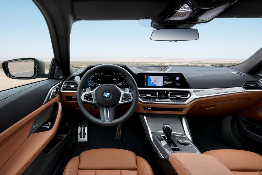 BMW 4 серия 2 поколение G22 (2020) Купе интерьер 