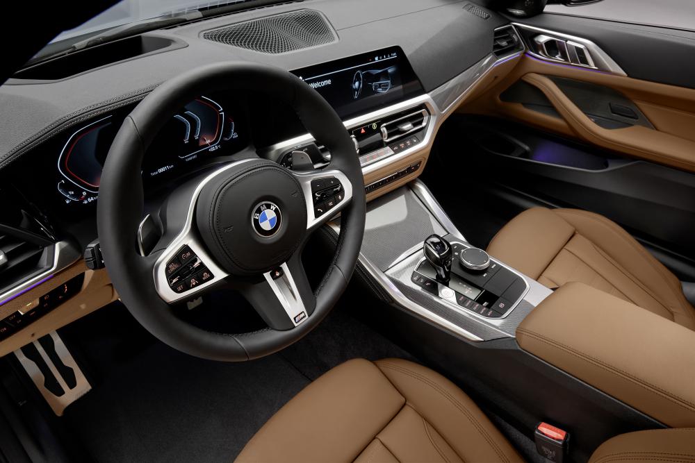 BMW 4 серия 2 поколение G22 (2020) Купе интерьер 