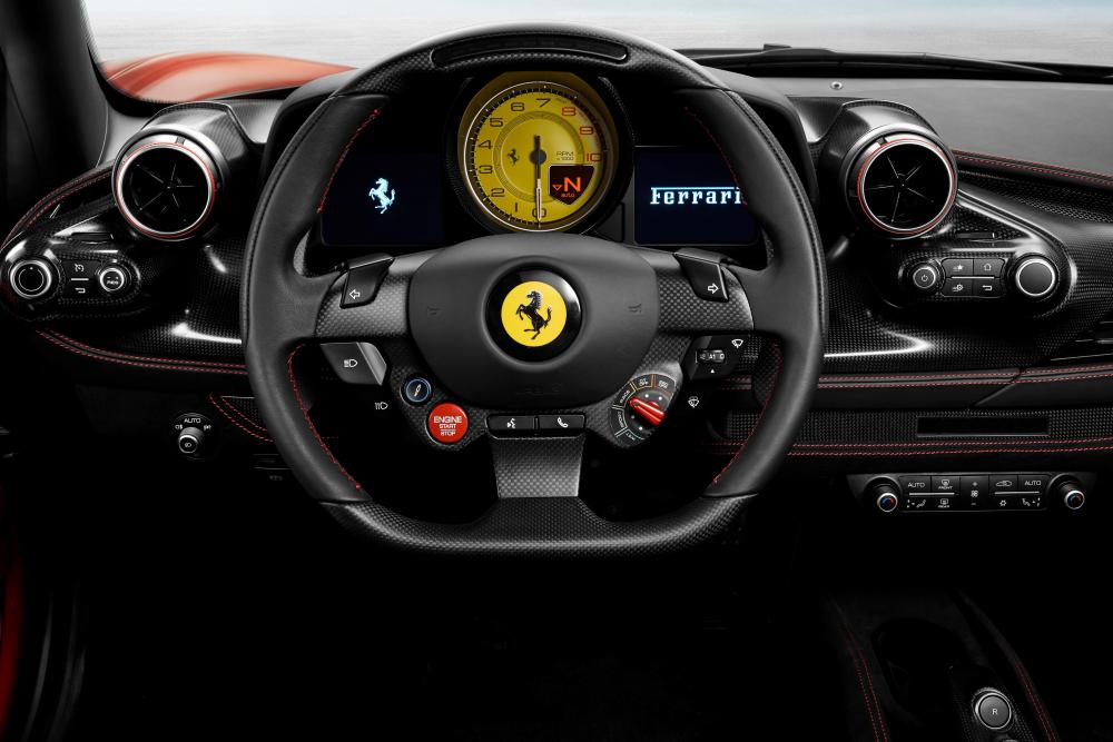 Ferrari F8 Tributo 1 поколение (2019) Купе интерьер 