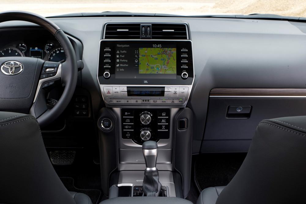 Toyota Land Cruiser Prado 4 поколение J150 [3-й рестайлинг] (2020) внедорожник интерьер 