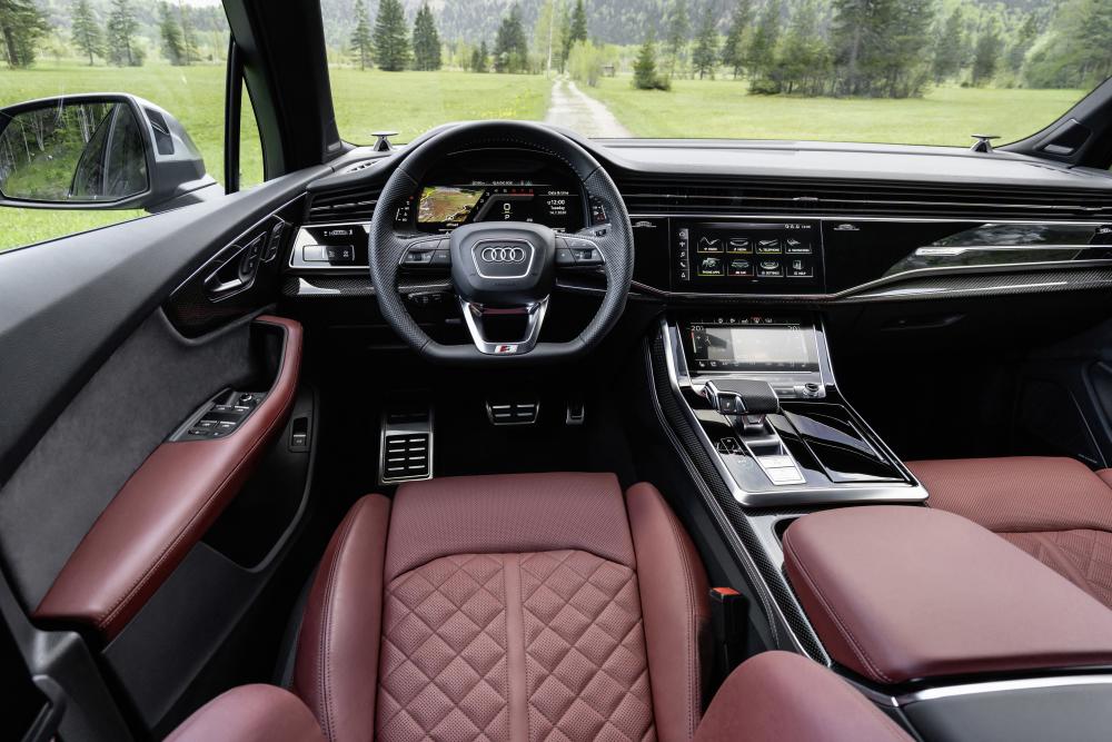 Audi SQ7 4M [рестайлинг] (2019) кроссовер интерьер 