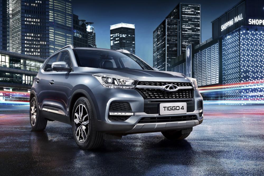 Chery Tiggo 4 1 поколение рестайлинг вид спереди