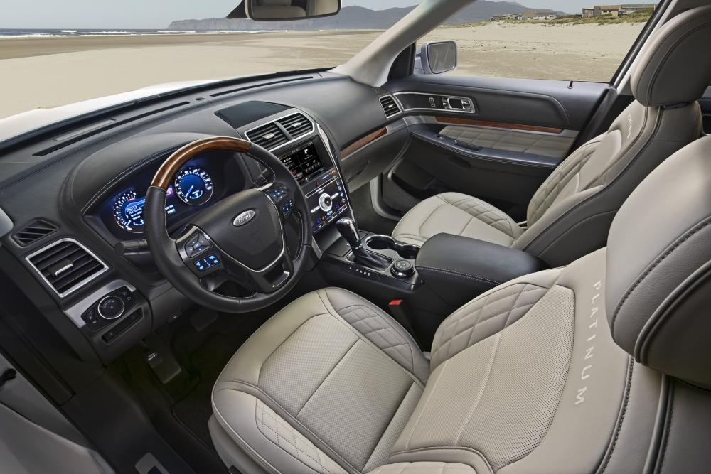 Ford Explorer 5 поколение рестайлинг интерьер 