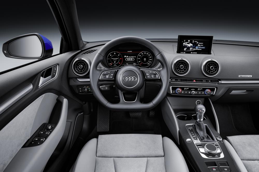 Audi A3 3 поколение 8V [рестайлинг] (2016) седан интерьер 