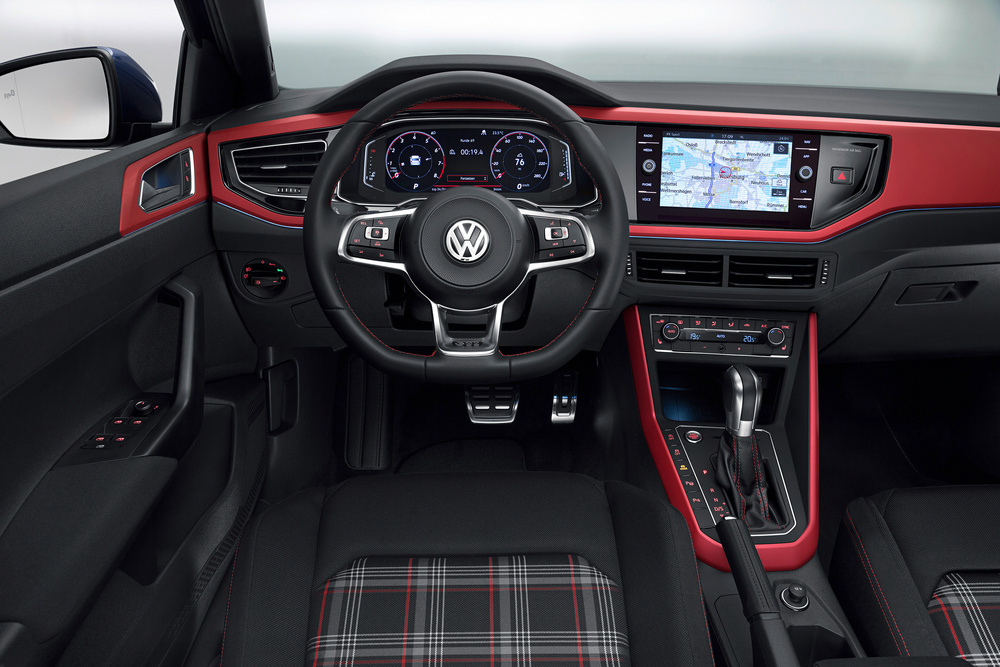 Volkswagen Polo GTI 6 поколение (2017-2021) Хэтчбек 5 дв. интерьер 
