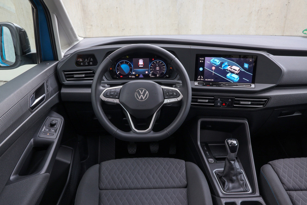 Volkswagen Caddy 5 поколение (2021) минивэн интерьер
