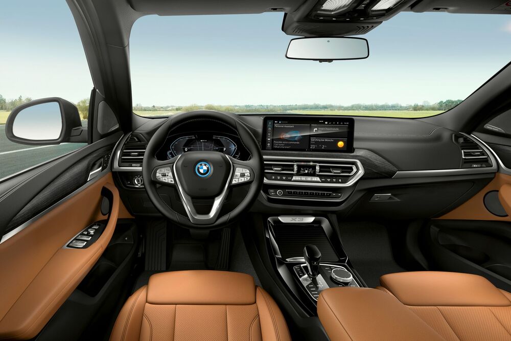 BMW X3 3 поколение G01 [рестайлинг] (2021) кроссовер интерьер 