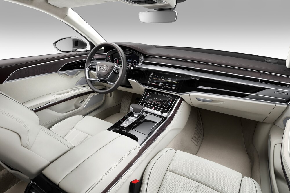 Audi A8 4 поколение D5 (2017) Седан интерьер 