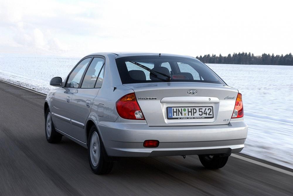 Hyundai Accent 2 поколение LC [рестайлинг] (2002-2006) Лифтбэк