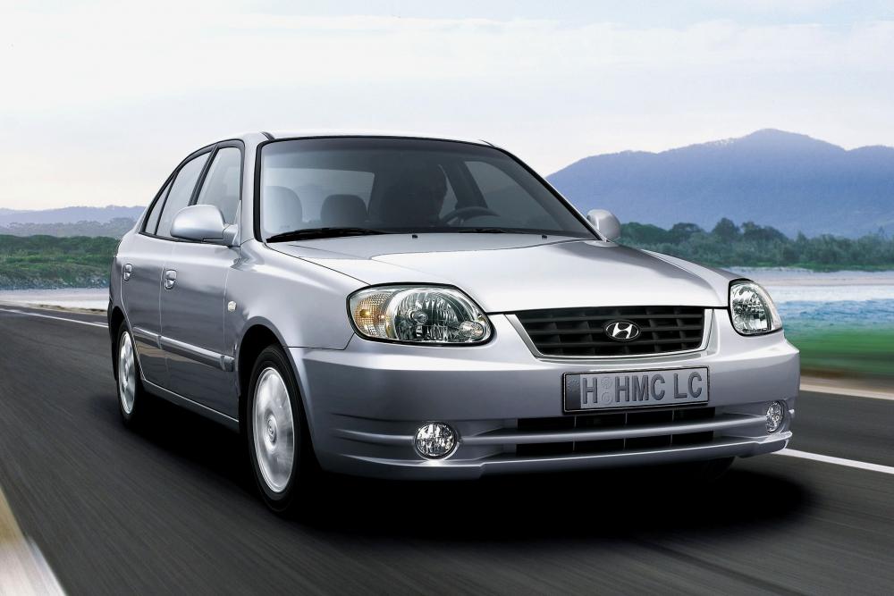 Hyundai Accent 2 поколение LC [рестайлинг] (2002-2006) Лифтбэк