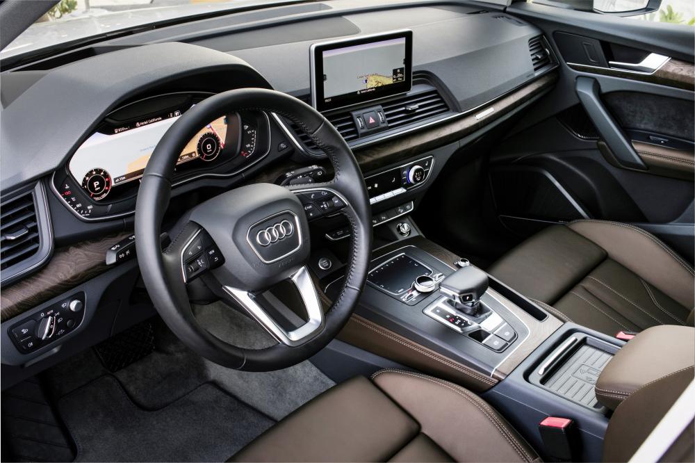 Audi Q5 2 поколение (2017) Кроссовер интерьер 