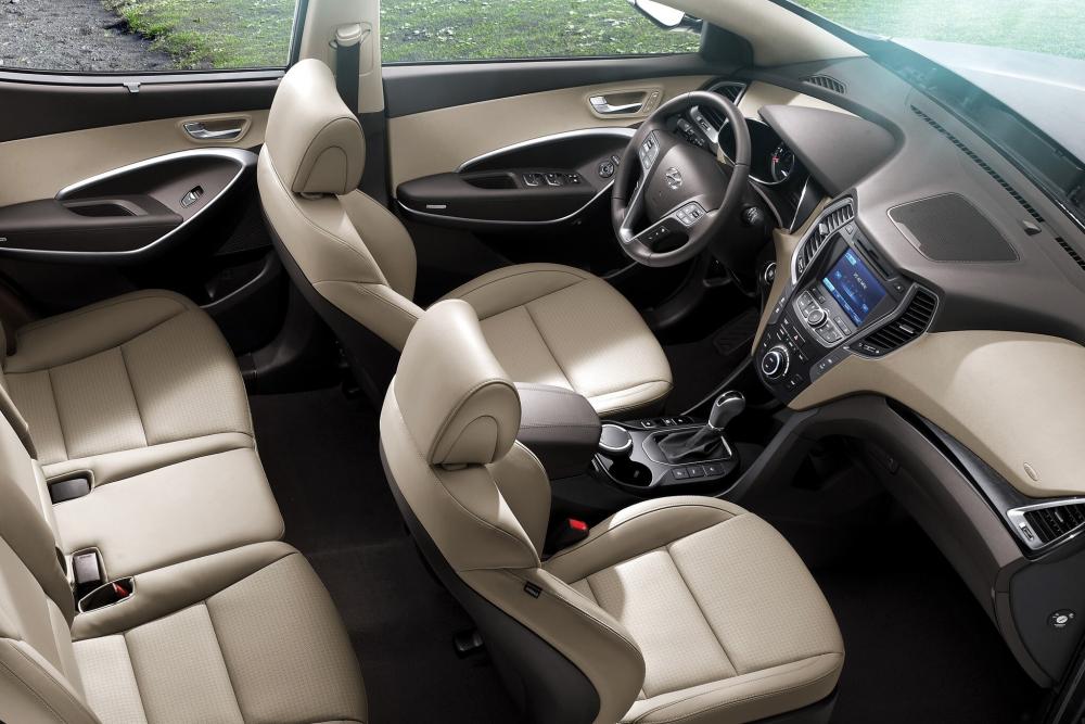 Hyundai Santa Fe 3 поколение DM (2012-2016) Кроссовер интерьер