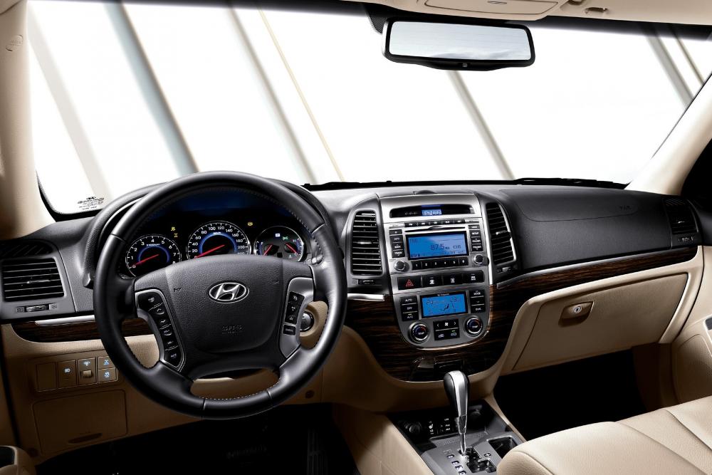 Hyundai Santa Fe 2 поколение CM рестайлинг Кроссовер интерьер
