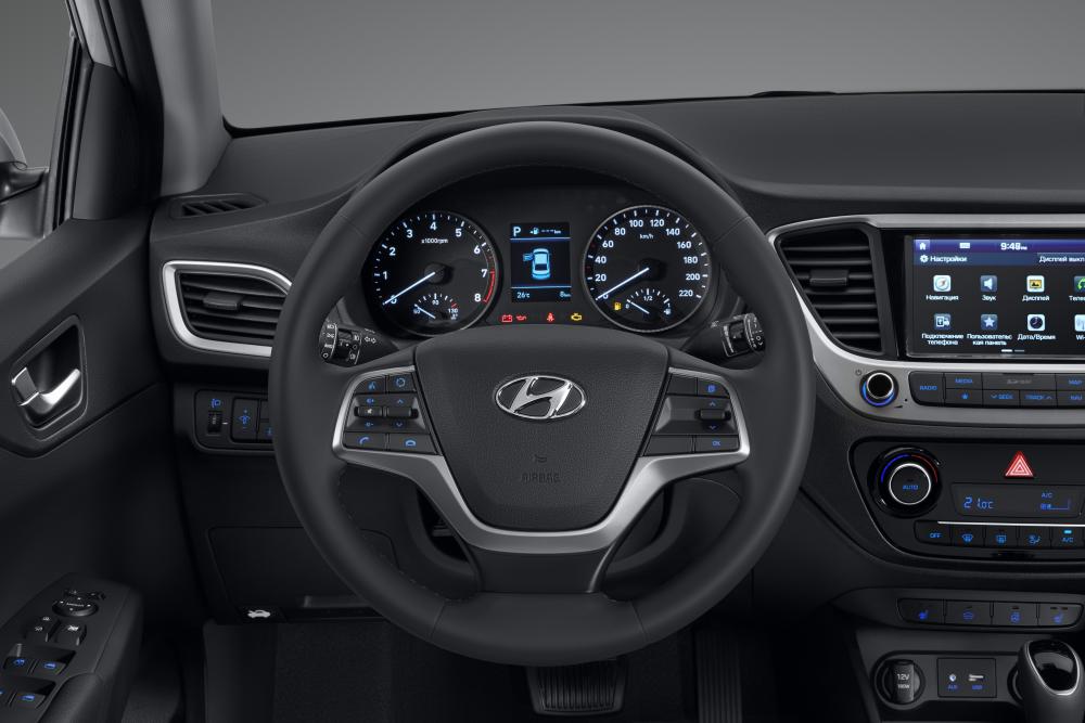 Hyundai Solaris 2 поколение (2017) Седан интерьер 