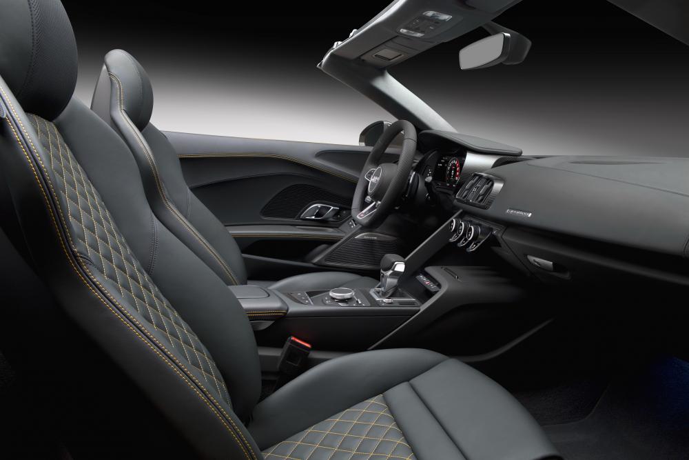 Audi R8 2 поколение (2015-2018) Spyder родстер интерьер 
