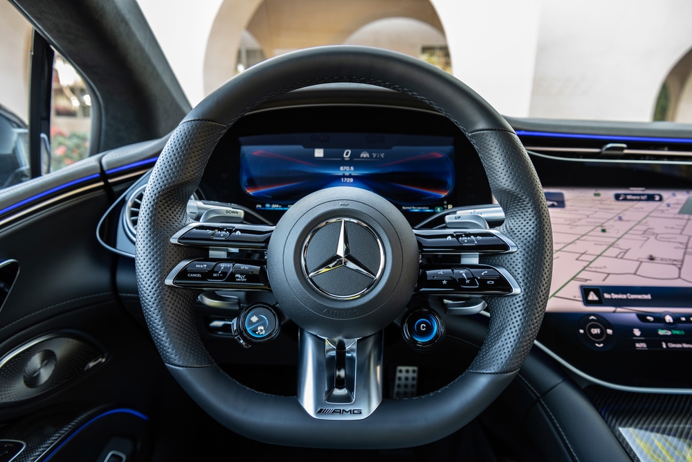 Mercedes-AMG EQS 1 поколение (2021) лифтбек интерьер 