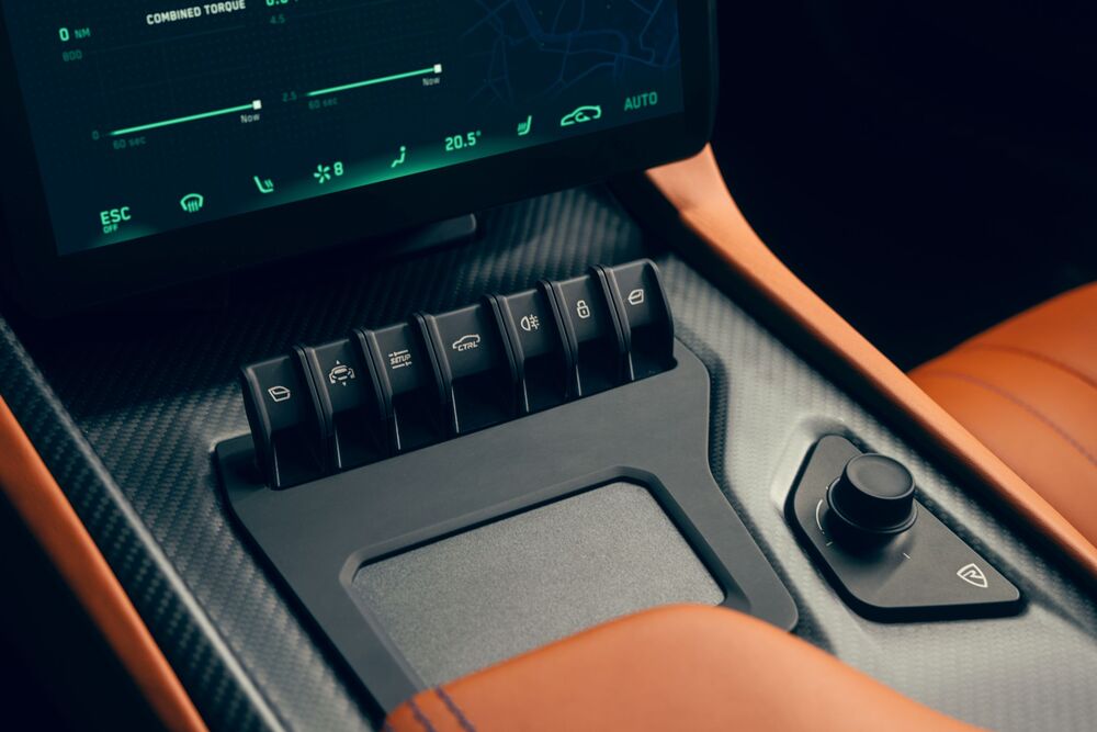Rimac Nevera 1 поколение (2021) купе интерьер 