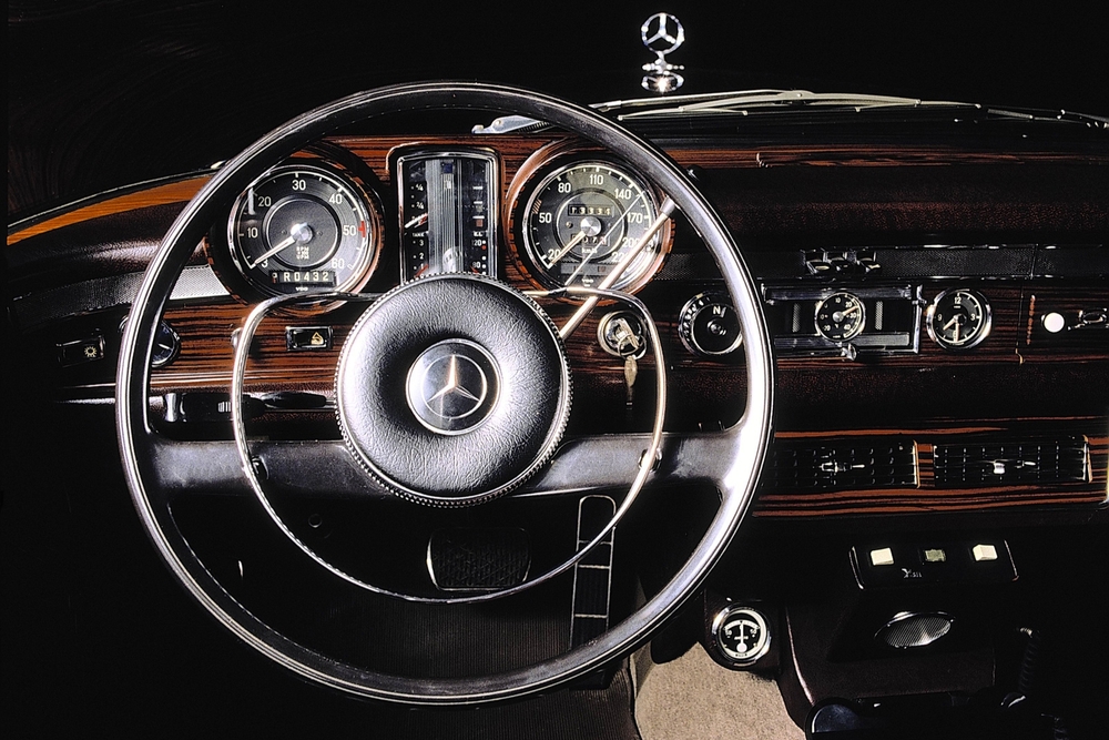 Mercedes-Benz W100 1 поколение (1963-1981) лимузин Pullman интерьер 