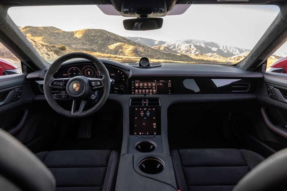 Porsche Taycan I Sport Turismo (2021) универсал интерьер 