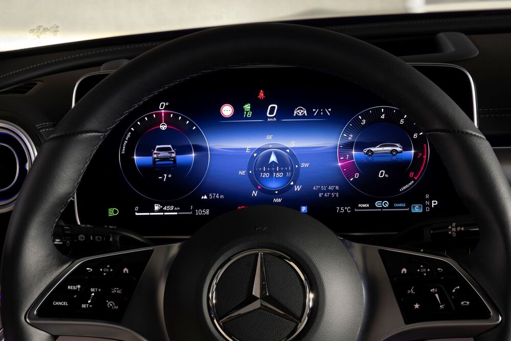 Mercedes-Benz C-Класс S206 All-Terrain (2021) универсал интерьер 