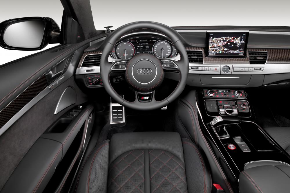 Audi S8 D4 рестайлинг (2013-2018) Седан интерьер 