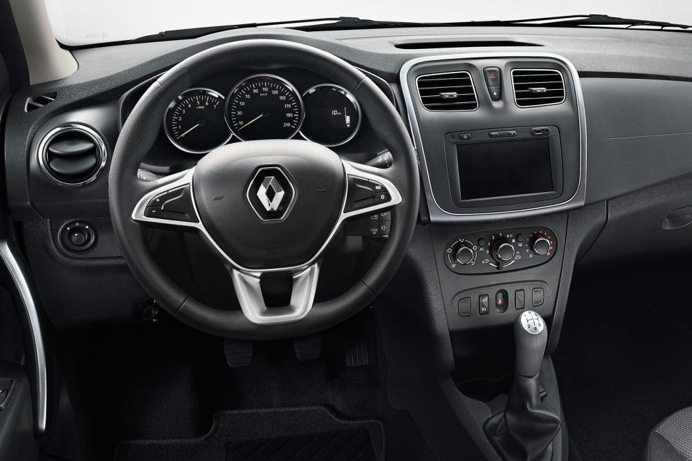 Renault Sandero 2 поколение [рестайлинг] (2018) Хетчбэк интерьер 
