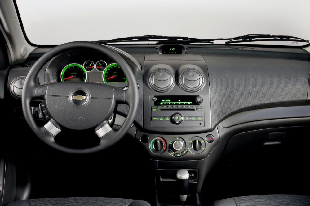 Chevrolet Aveo T250 рестайлинг (2006-2012) Седан интерьер