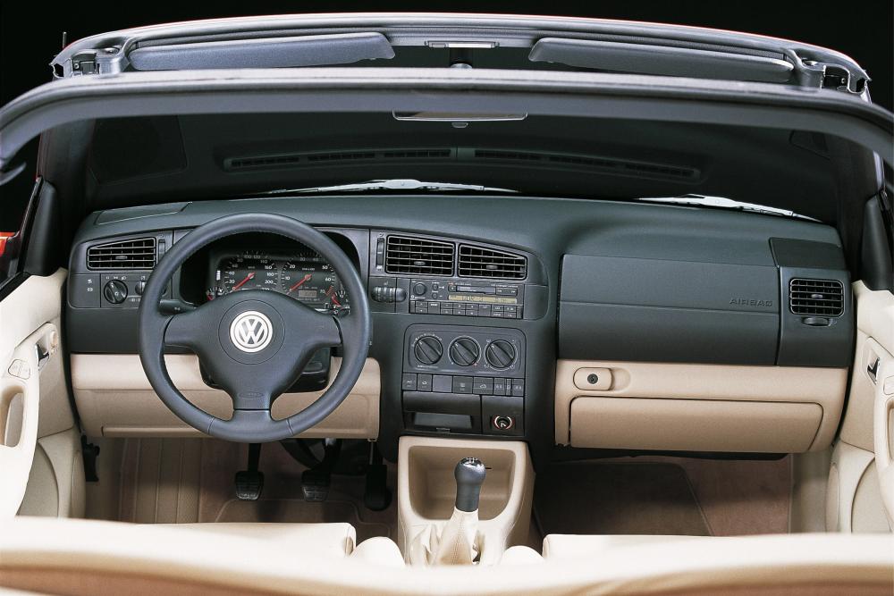 Volkswagen Golf 3 поколение (1993-2003) Кабриолет интерьер 