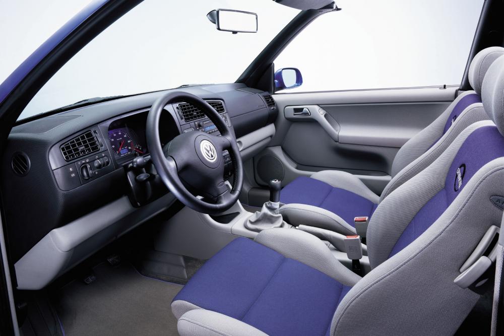 Volkswagen Golf 3 поколение (1993-2003) Кабриолет интерьер 