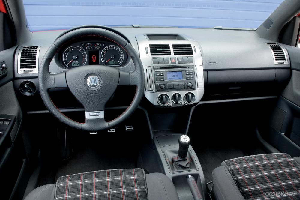 Volkswagen Polo 4 поколение [рестайлинг] (2006) GTI Cup Edition хетчбэк 3-дв. интерьер 
