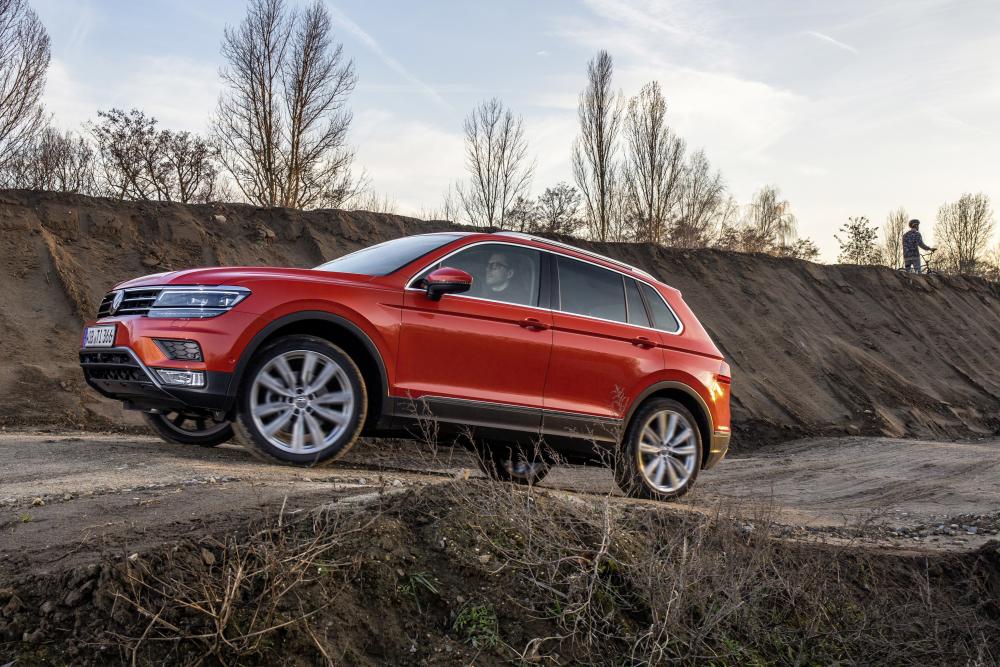 Volkswagen Tiguan 2 на бездорожье