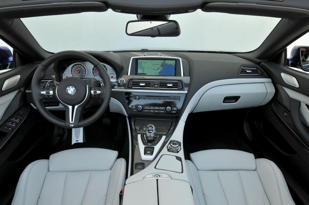BMW M6 F12 (2012-2015) Кабриолет интерьер 