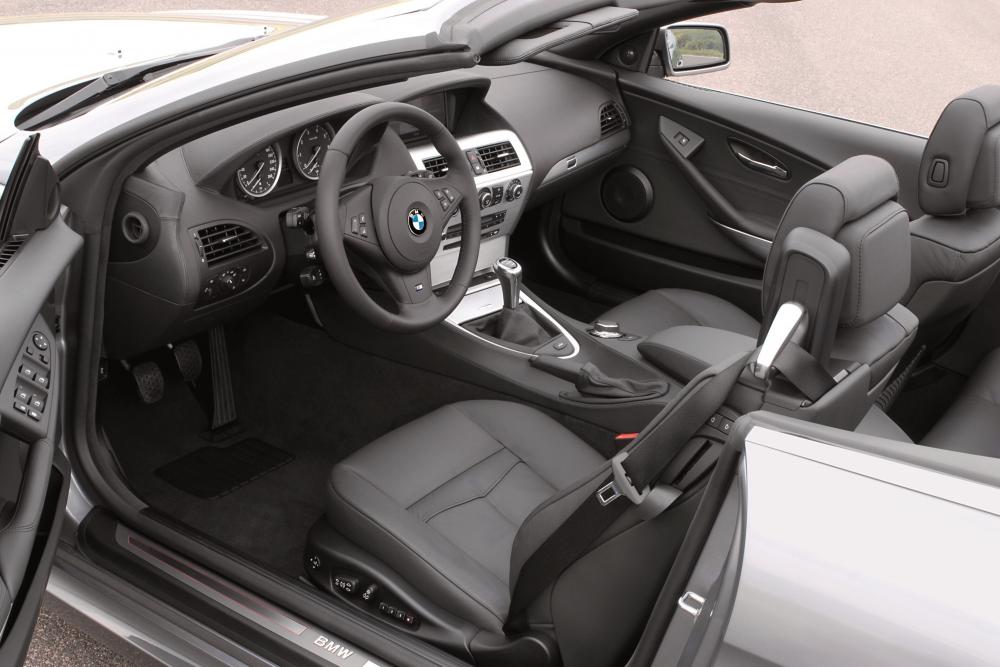 BMW 6 серия 2 поколение E64 [рестайлинг] (2007-2010) Кабриолет интерьер 