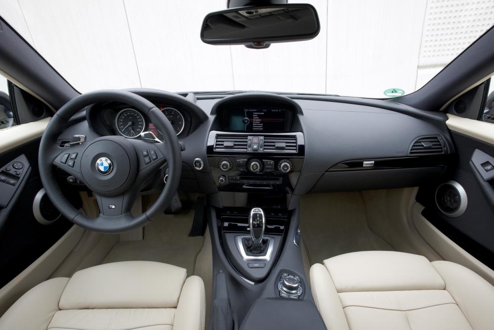 BMW 6 серия 2 поколение E63 рестайлинг (2007-2010) Купе интерьер 