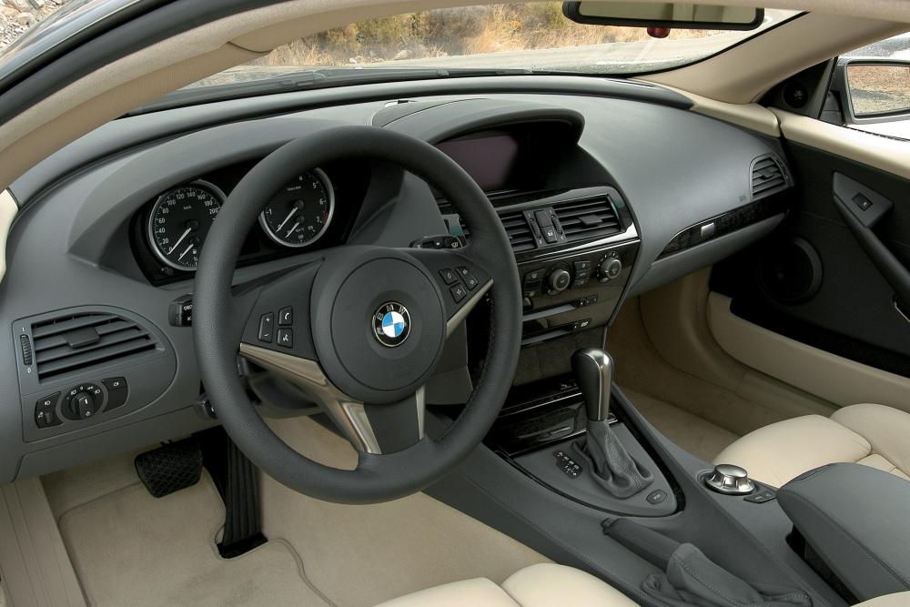 BMW 6 серия 2 поколение E63 (2003-2007) Купе интерьер 