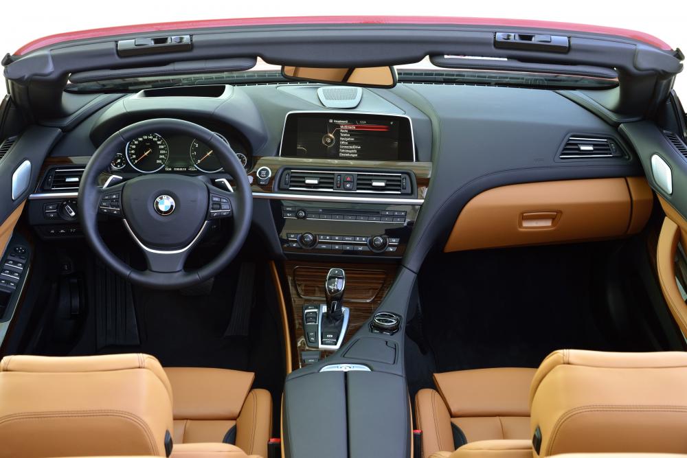BMW 6 серия 3 поколение F12 [рестайлинг] (2015-2018) Кабриолет интерьер