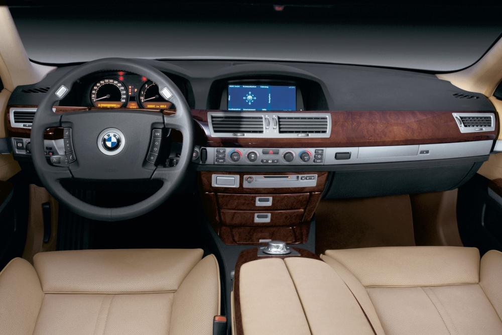 BMW 7 серия 4 поколение E65/E66 (2001-2005) Седан 4-дв. интерьер