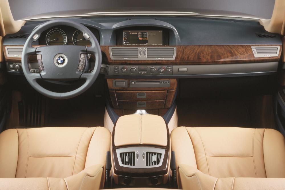 BMW 7 серия 4 поколение E65/E66 (2001-2005) Седан 4-дв. интерьер 
