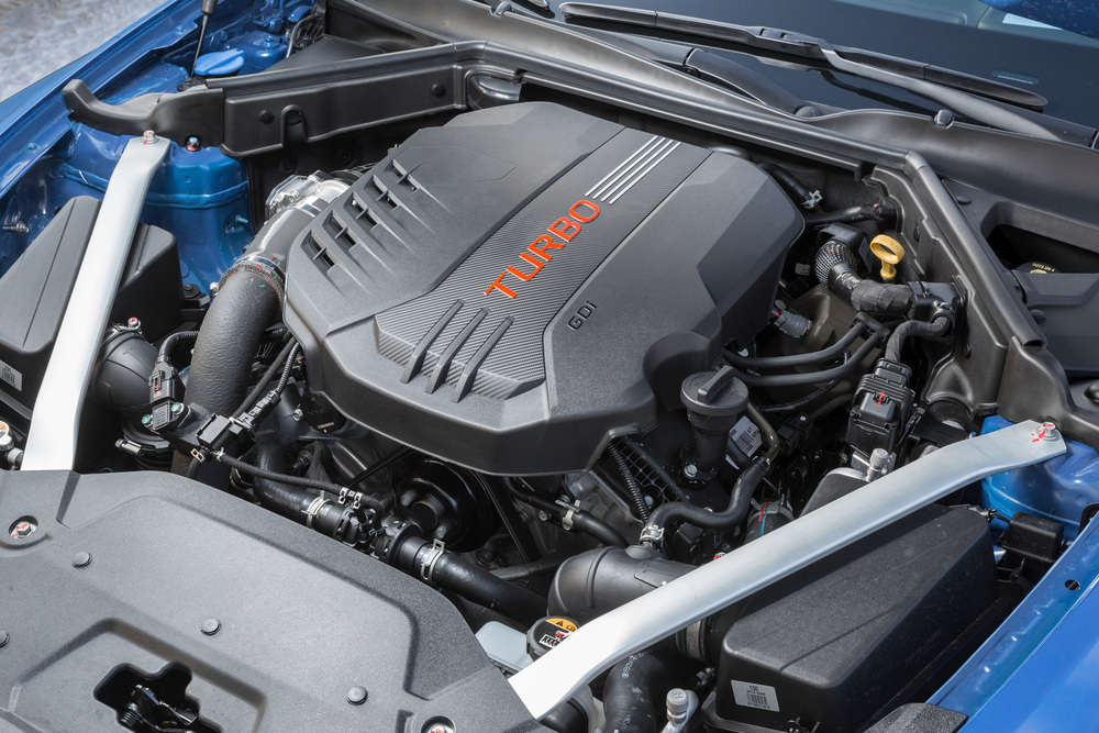 Kia Stinger 1 поколение (2017) GT лифтбэк двигатель